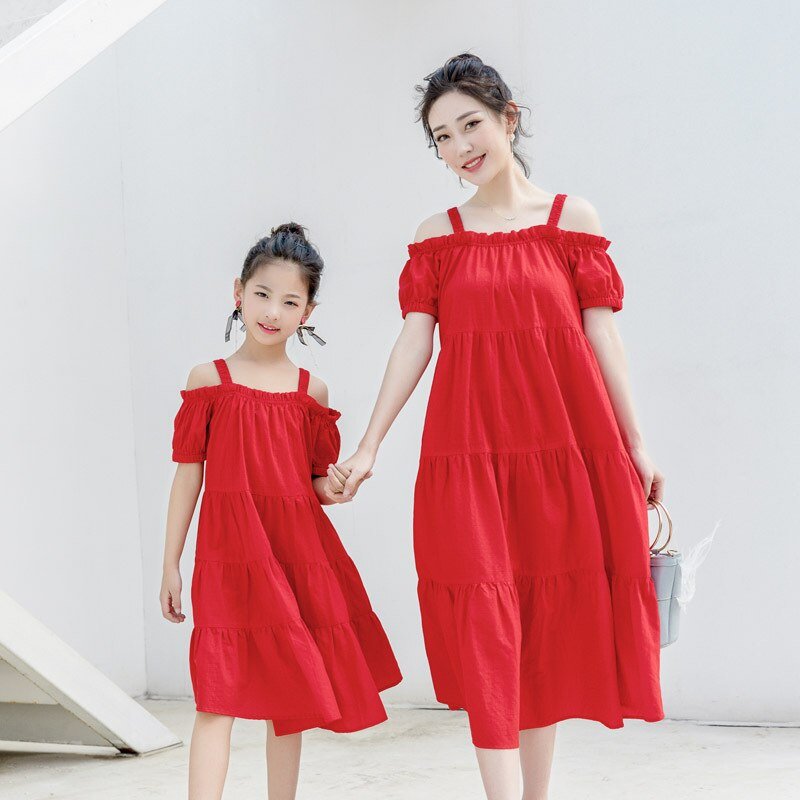 open lace back dress Shop Red and Black Matching Dress Dresses Outfits Mother Daughter Mommy and Me Lace Tutu Dresses Black Lace Dress Mother and Me Valentines Day -