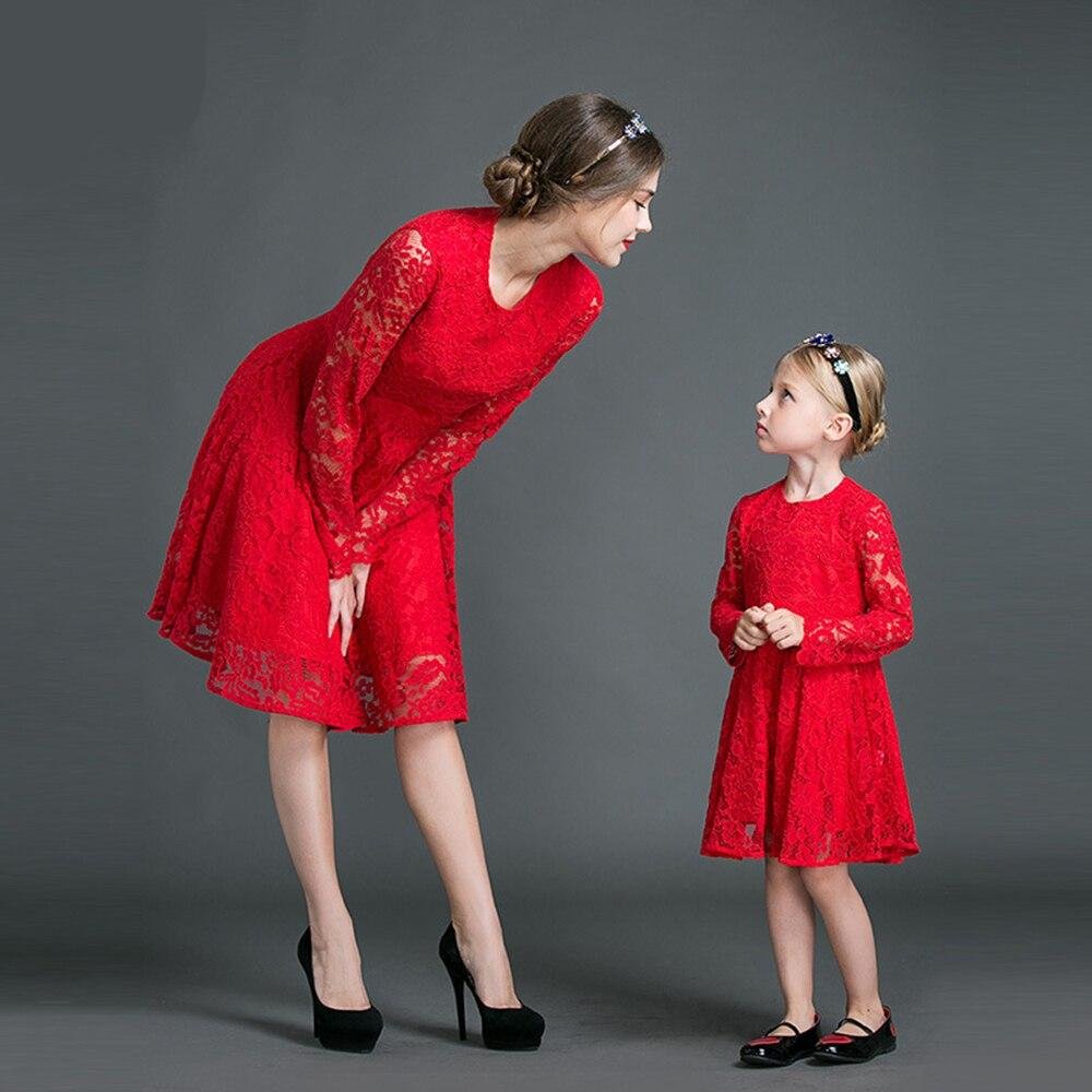 open lace back dress Mommy and Me Midi Dresses - Floral Print