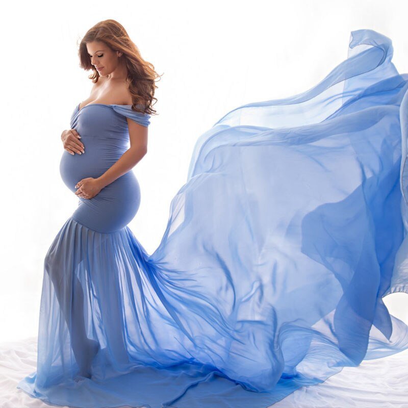 maternity photography dresses Kate Mesh Red Custom Maternity Photoshoot Gowns